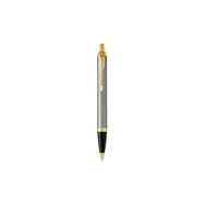 PARKER Royal IM Brushed Metal GT hrot M / kuličkové pero / barva náplně: modrá
