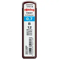 Rotring Tuhy 0.7mm - B 12 ks / Tuhy do mikrotužky