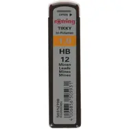 Rotring Tuhy 1.0mm - HB 12 ks / Tuhy do mikrotužky