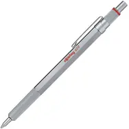 Rotring 600 stříbrná / kuličkové pero / barva náplně: černá
