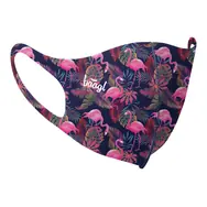 BAAGL Antibakterialní rouška pro dospělé Flamingo / 17.5x12.5 cm / ionty stříbra