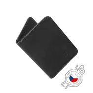FIXED Wallet XL Kožená peněženka z pravé hovězí kůže černá