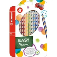 STABILO® EASYcolors - 12 ks sada s ořezávátkem - 12 různých barev
