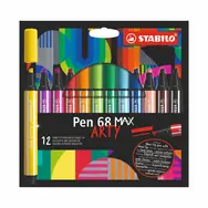 STABILO® Pen 68 MAX - ARTY - 12 ks sada - 12 různých barev