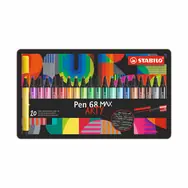 STABILO® Pen 68 MAX - ARTY - 20 ks sada v plechu - 20 různých barev