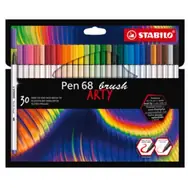 STABILO® Pen 68 brush - ARTY - 30 ks sada - 30 různých barev