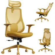 SENSE7 MOYO žlutá / Kancelářské ergonomické křeslo / nosnost 150 kg