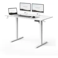 Rozbaleno - SENSE7 NOJO LIGHT Pracovní stůl bílá / elektricky nastavitelná výška / 120 x 60cm / nosnost 70kg / rozbaleno