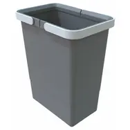 Elletipi SMALL 6 L Plastový koš s rukojeťmi šedá / bez víka / 28 x 15 x 22.5 cm