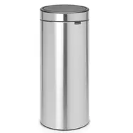 Brabantia Touch Bin New Odpadkový koš 30 L matná stříbrná / 29.5 x 72 x 32 cm 