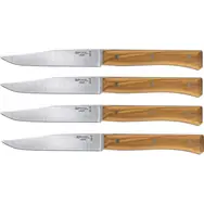 Opinel Facette 11 cm oliva / Sada stolních nožů / 4 ks 