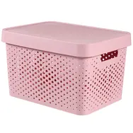 Curver Infinity Úložný box s víkem 17 l růžová / 36 x 27 x 22 cm