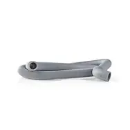 Nedis Vypouštěcí Hadice šedá / 22 mm / 19 mm / 0.5 Bar / 60 °C / 2.50 m / Aplikace: Myčka & Pračka 