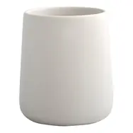 MSV MAONIE kelímek na zubní kartáčky matně bílý / keramika