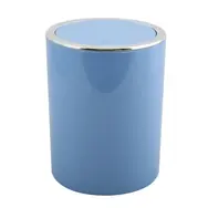MSV KAMAKA výklopný odpadkový koš 6 L pastelově modrý / plast