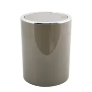 MSV KAMAKA výklopný odpadkový koš 6 L šedohnědý / plast