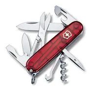 VICTORINOX Kapesní nůž Climber transparentní červená 