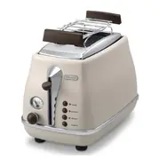 DeLonghi CTOV 2103.BG Icona Vintage / topinkovač / 900 W / 4 funkce / béžová