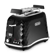 DeLonghi CTJ 2103.BK Brillante / topinkovač / 900 W / 4 funkce / černá