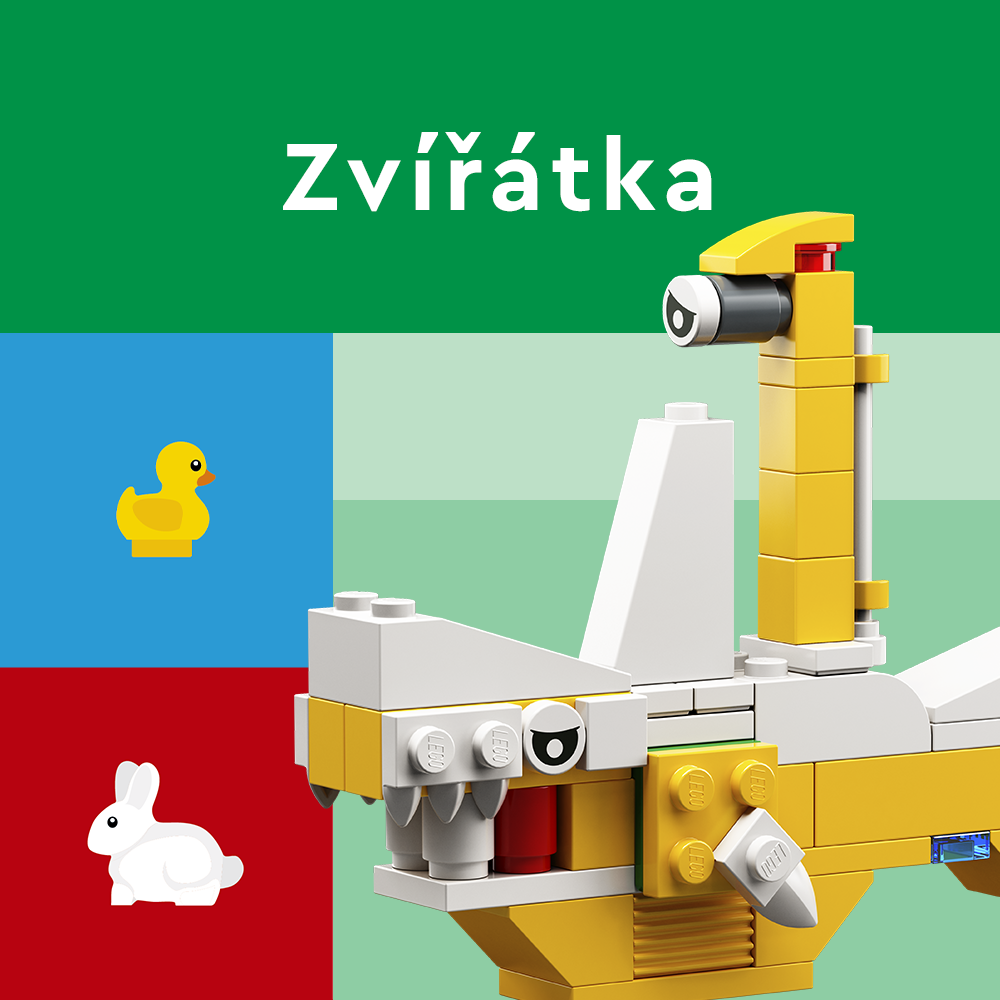 LEGO Vyhledavač dárků podle zájmu Zvířata