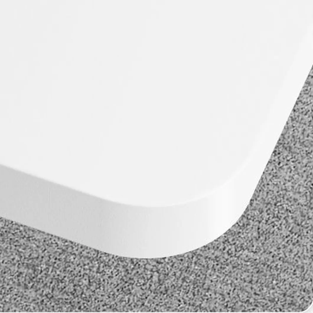 SENSE7 NOJO LIGHT bílá 140 × 70 cm – zaoblené rohy desky