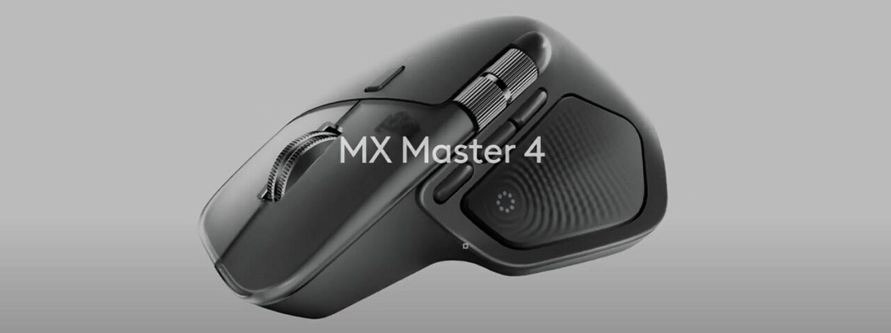 Logitech MX Master 4 | Vstupte do nové dimenze ovládání s haptickou odezvou