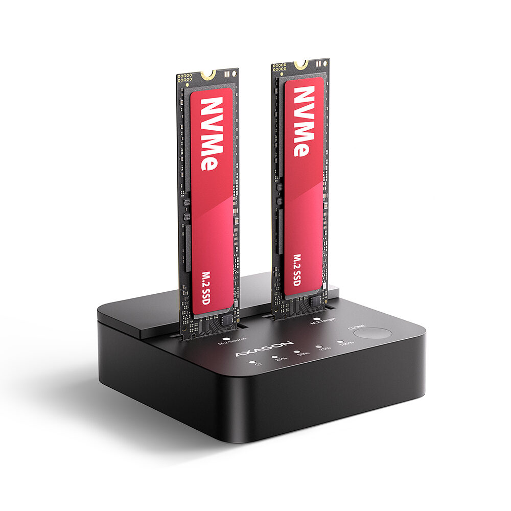 AXAGON ADSA-M2C22L USB 20Gbps dokovací stanice